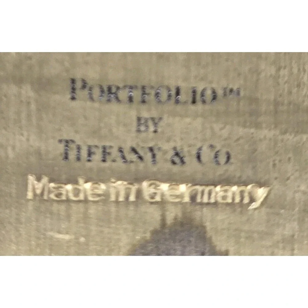 Tiffany & Co‎ Solid Brass Quartz Desk Clock Quartz Movement